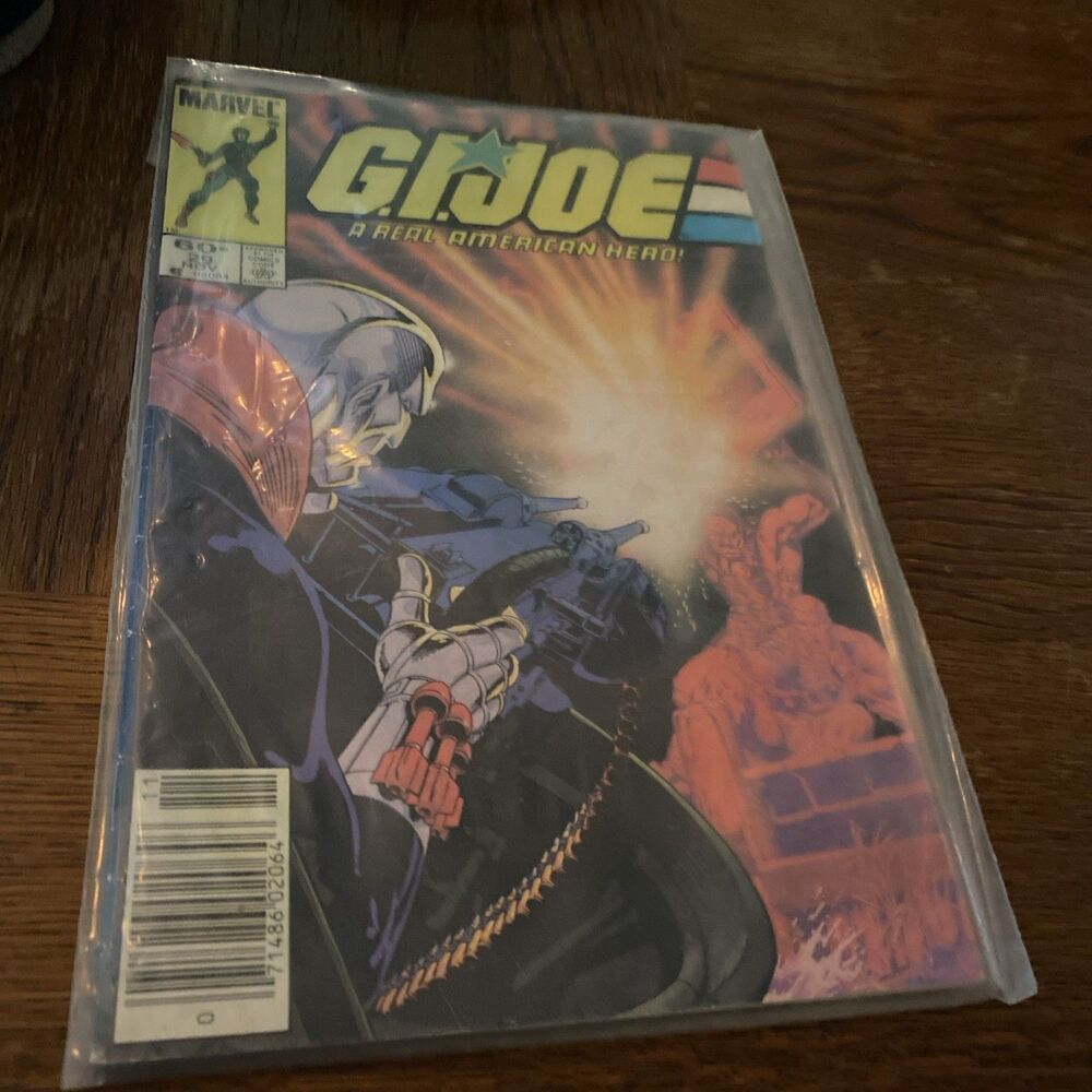 G.I. JOE #29 COMIC COLLECTOR'S VERY GOOD KEPT IN PLASTIC COVER VINTAGE MARVEL